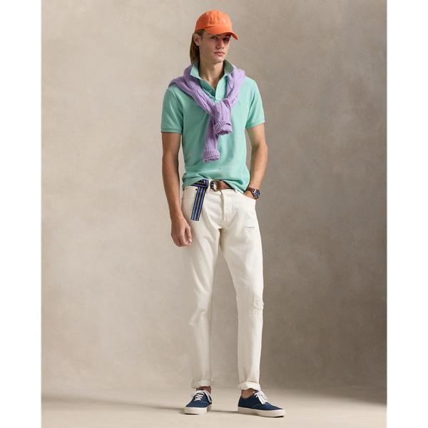 Polo en piqu&eacute; coupe ajust&eacute;e Polo Ralph Lauren en C&eacute;ladon 4