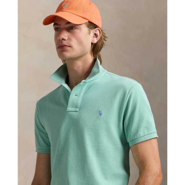 Polo en piqu&eacute; coupe ajust&eacute;e Polo Ralph Lauren en C&eacute;ladon 6