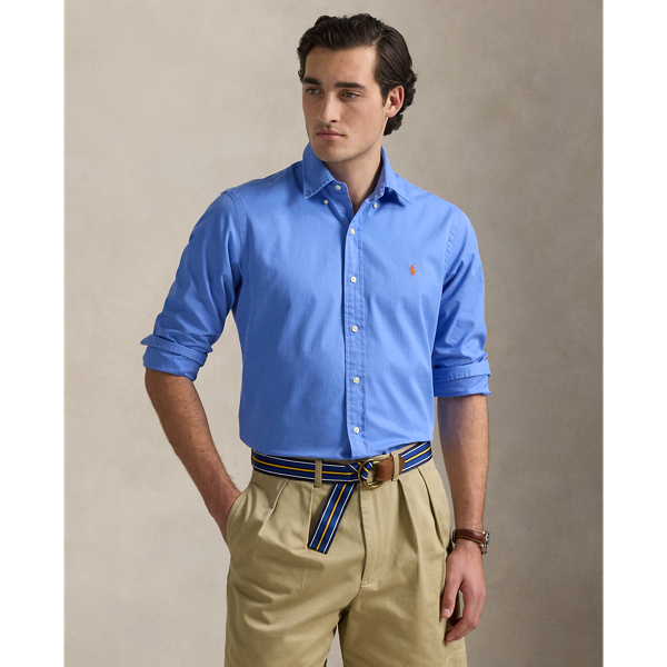 Harbor Island Blue Chemise ajustée en sergé  Polo Ralph Lauren 1