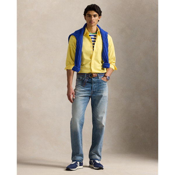 Custom Fit Twill Shirt for Men | Ralph Lauren® UK