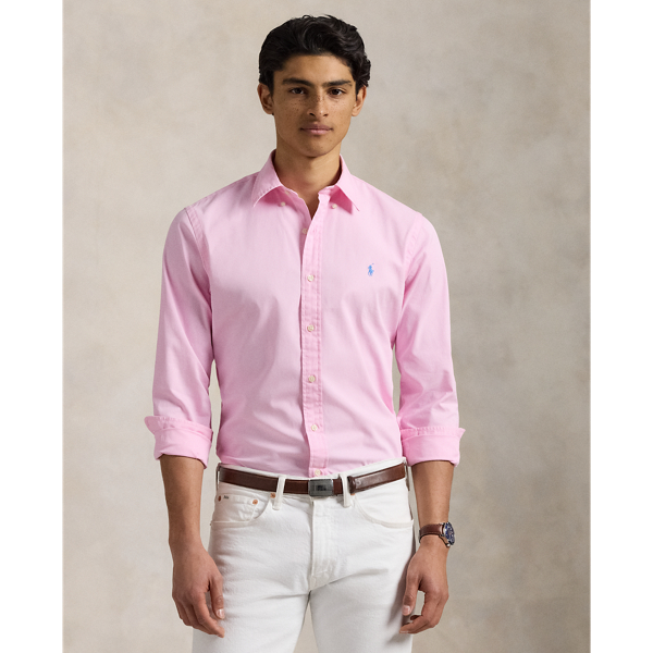 Carmel Pink Custom Fit Twill Shirt  Polo Ralph Lauren 1