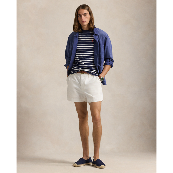Custom Slim Fit Striped Jersey T-Shirt
