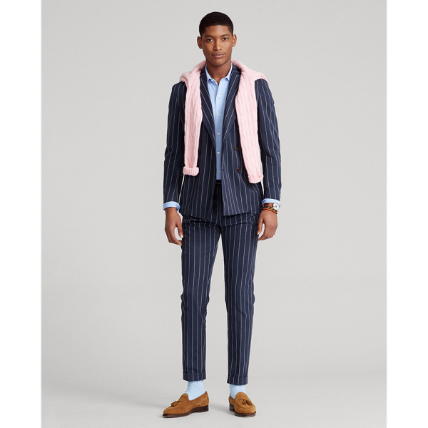 Harbour Island Blue Knit&nbsp;Oxford Shirt Polo Ralph Lauren 4