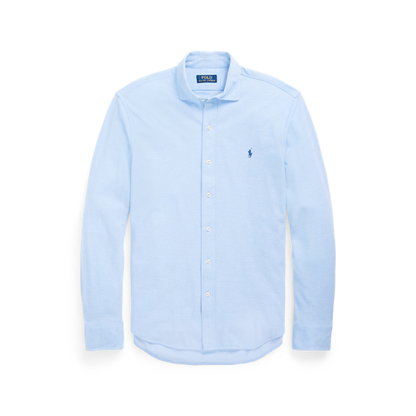 Harbour Island Blue Knit&nbsp;Oxford Shirt Polo Ralph Lauren 2