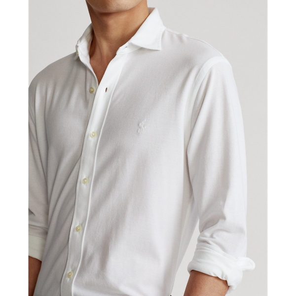 Gebreid Oxford overhemd Polo Ralph Lauren in Wit 6