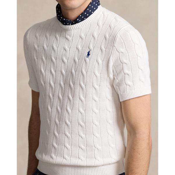 Cable Knit Cotton Sweater