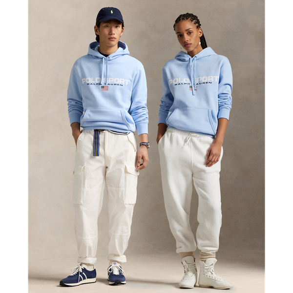 Bluebell/White Polo Sport Fleece Hoodie Polo Ralph Lauren 1