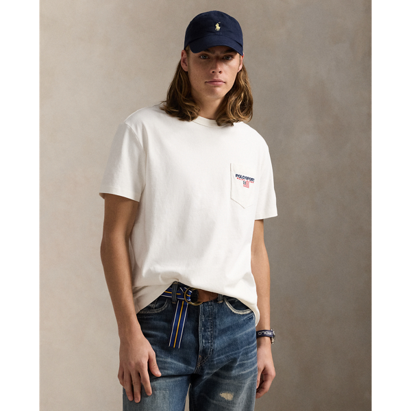 Nevis/Cruise Navy Classic Fit Polo Sport Pocket T-Shirt Polo Ralph Lauren 4