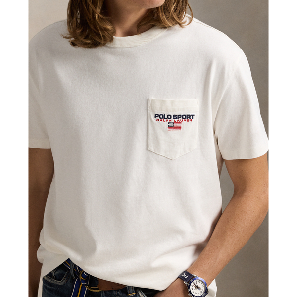 Nevis/Cruise Navy Classic Fit Polo Sport Pocket T-Shirt Polo Ralph Lauren 8