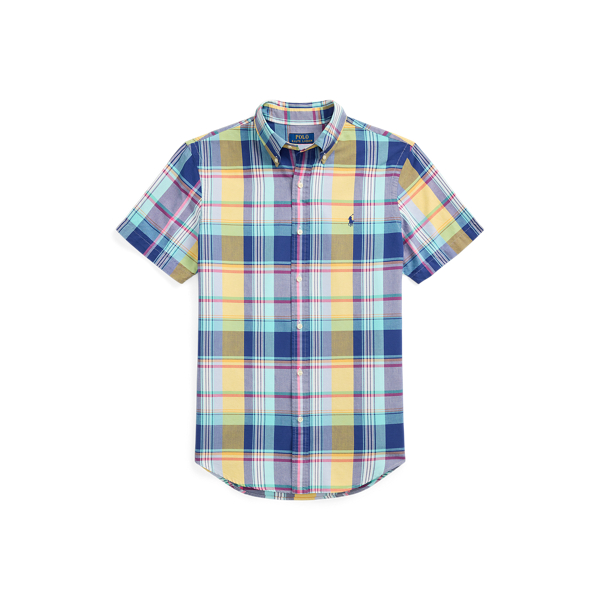 Classic Fit Plaid Oxford Shirt Polo Ralph Lauren 1