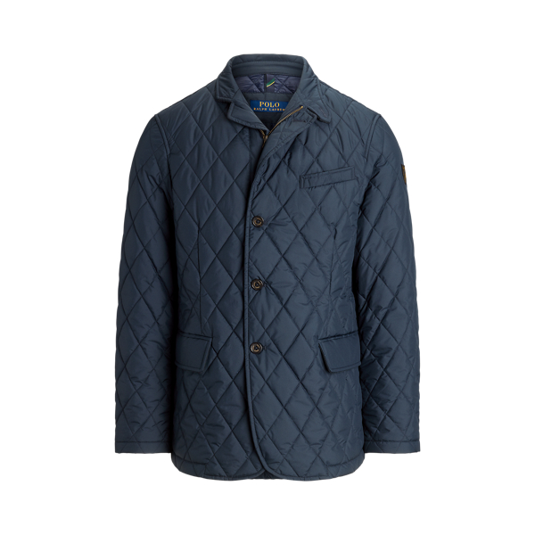 Mens short quilted jacket best sale