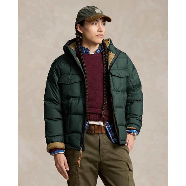 Ralph lauren down hoodie online