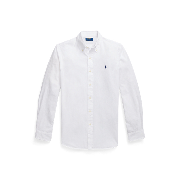 Custom-Fit Seersucker-Hemd Polo Ralph Lauren in Weiß 2