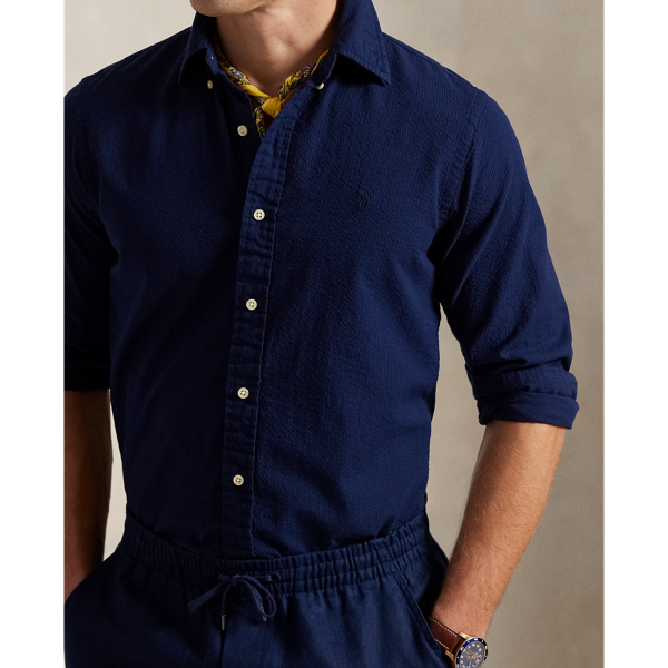 Custom Fit Seersucker Shirt