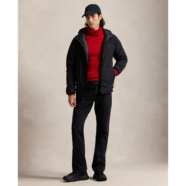 Polo Black Stretch Hooded Jacket Polo Ralph Lauren 4