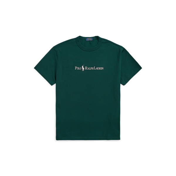T-shirt coupe classique &agrave; logo en jersey