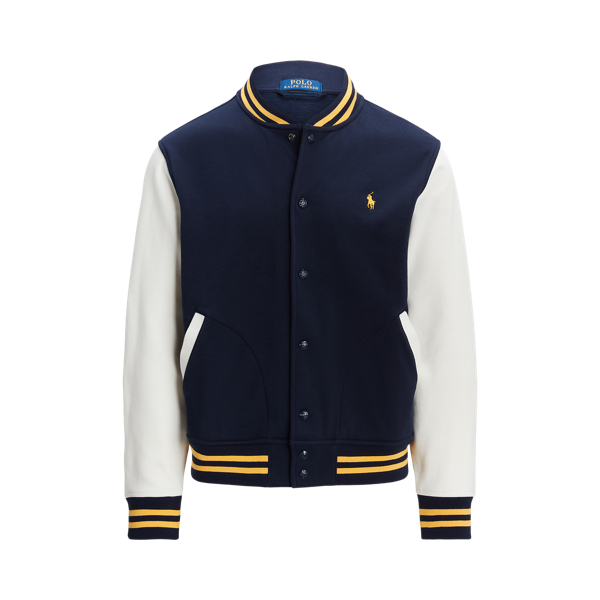 Logo Fleece Baseball Jacket Polo Ralph Lauren 1