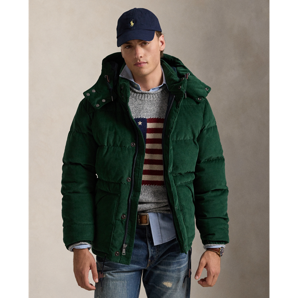 College Green The Wainwright Corduroy Down Jacket Polo Ralph Lauren 1