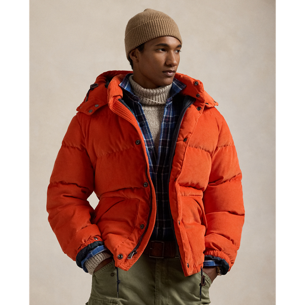 Men s Orange Jackets Coats Vests Ralph Lauren