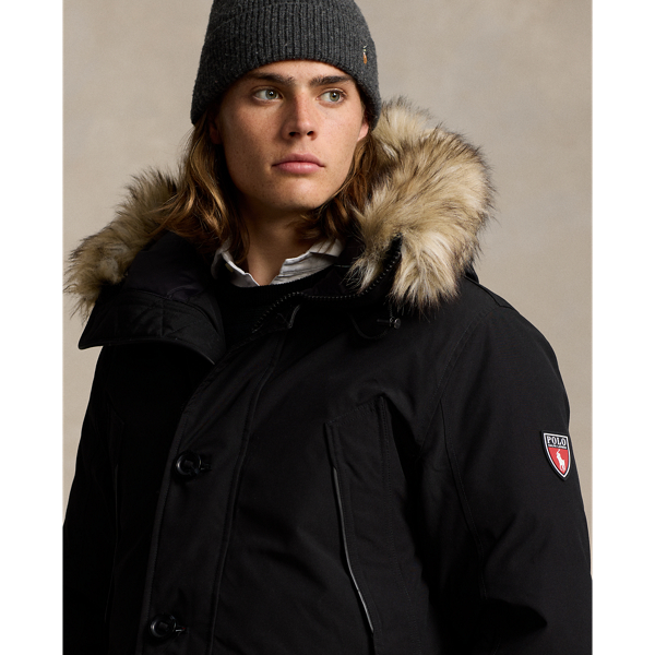 Ralph lauren fur hooded coat sale