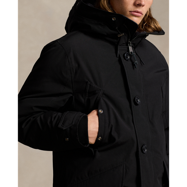 Faux Fur Trim Down Hooded Coat