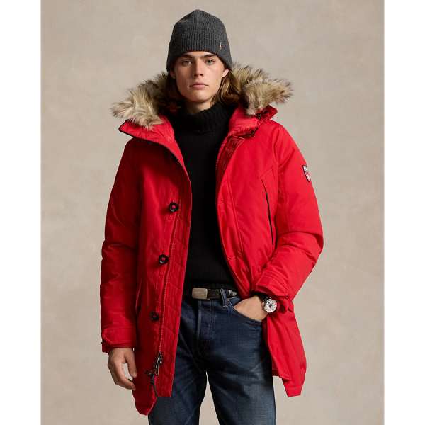 Ralph lauren mens parka coat on sale