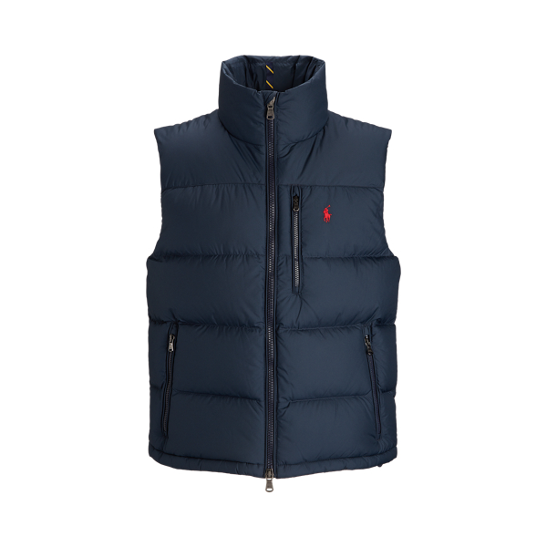 Polo Ralph Lauren Blue Lightweight top Packable Water Repellent Down Vest Mens 3XB