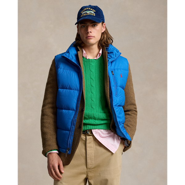 Ralph lauren blue gilet online