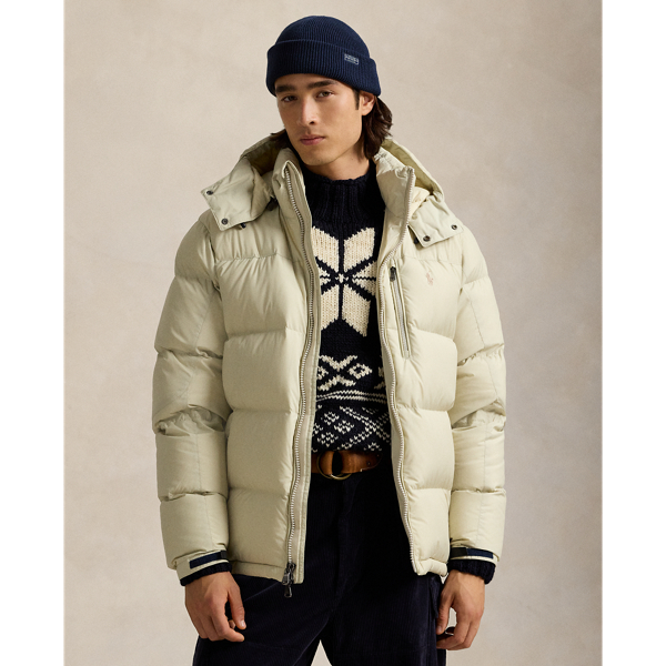 Ralph lauren men's hooded down jacket on sale