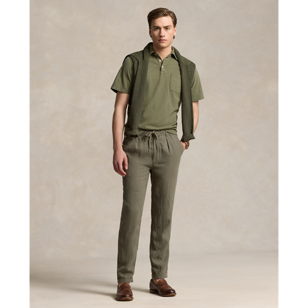 Polo Prepster Slim Tapered Linen Trouser for Men Ralph Lauren UY