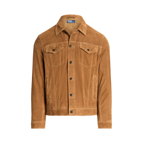 Suede Bomber Jacket Ralph Lauren