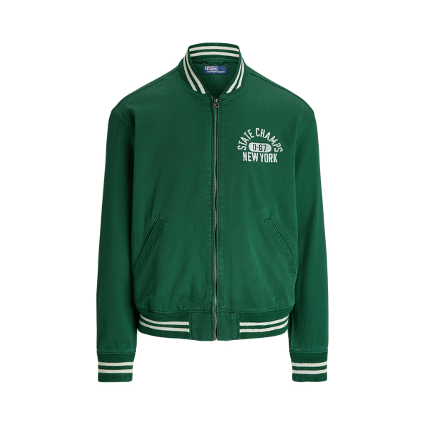 Triple Pony Fleece Baseball Jacket