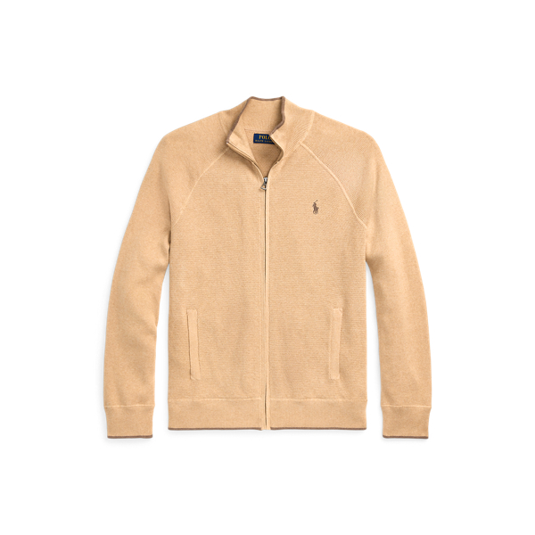 Pull zipp&eacute; textur&eacute; en coton Polo Ralph Lauren en 1