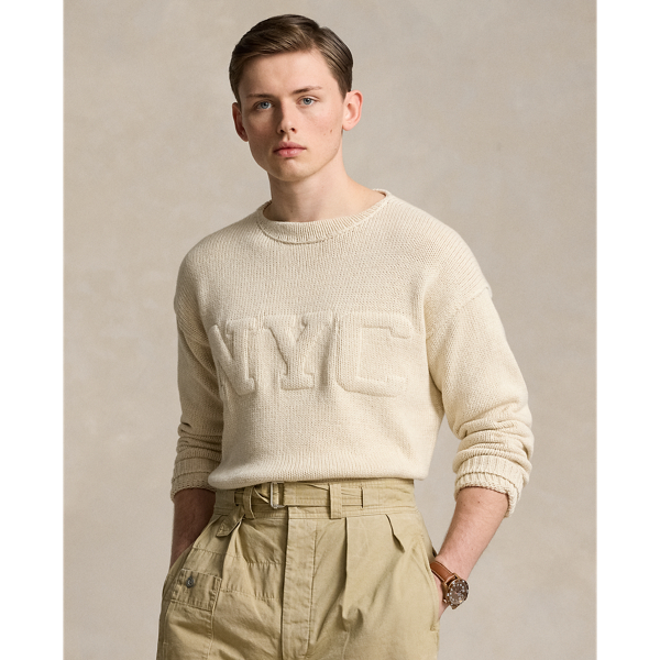 Cotton linen jumper on sale