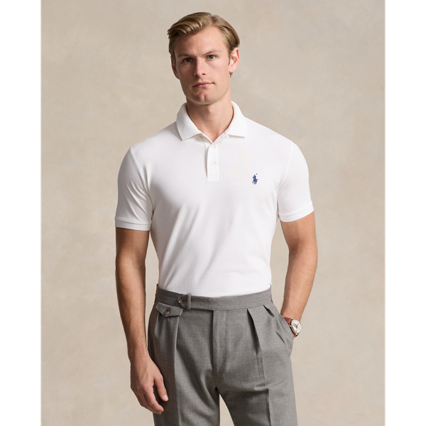 Polo ralph lauren men's custom slim fit mesh city polo shirt best sale