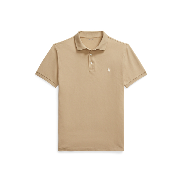 送料関税無料【POLO RALPH LAUREN】SLIM STRETCH MESHポロシャツ カスタム スリム フィット ストレッチ メッシュ ポロシャツ