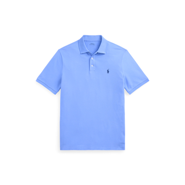 Custom Slim Fit Stretch Mesh Polo Shirt