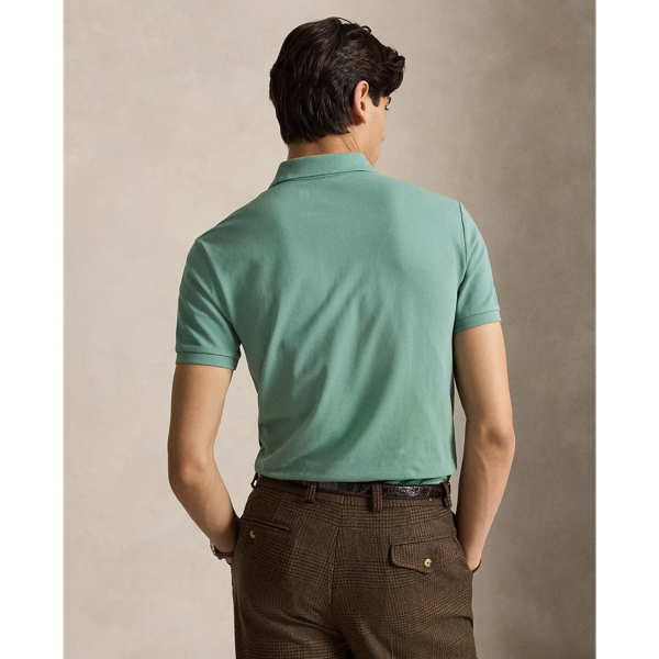 Green Custom Slim Fit Stretch Mesh Polo Shirt Polo Ralph Lauren 5