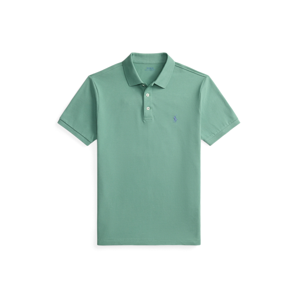Green Custom Slim Fit Stretch Mesh Polo Shirt Polo Ralph Lauren 2