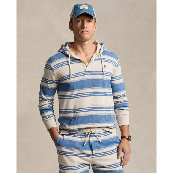 Patina Stripe Striped Spa Terry Hoodie Polo Ralph Lauren 1