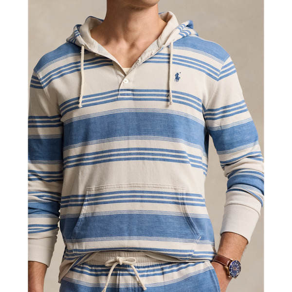 NWT Polo store Ralph Lauren Striped Spa Terry Hoodie