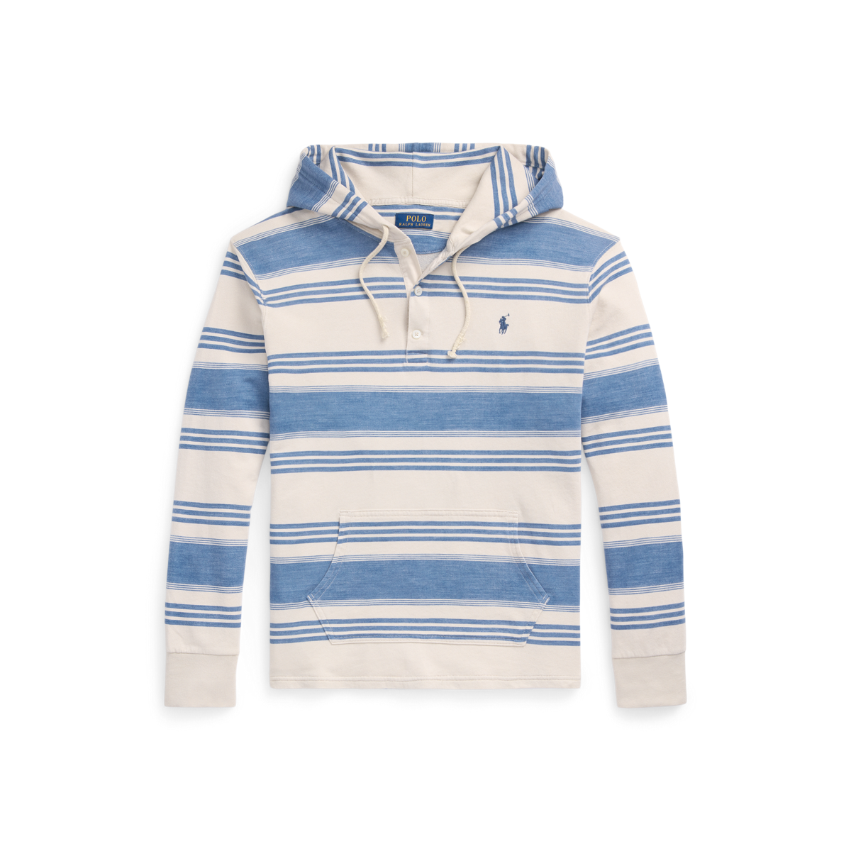 Polo Ralph Lauren Striped Spa popular Terry Hoodie Pullover Men’s Size Large Multicolor