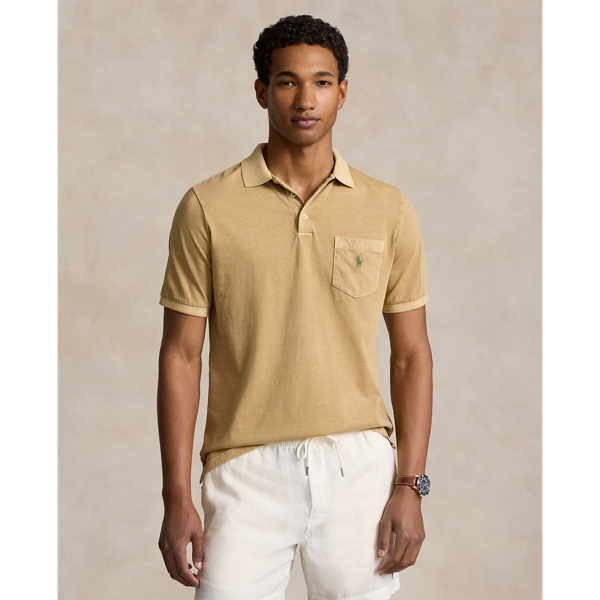 Classic Fit Garment-Dyed Polo Shirt