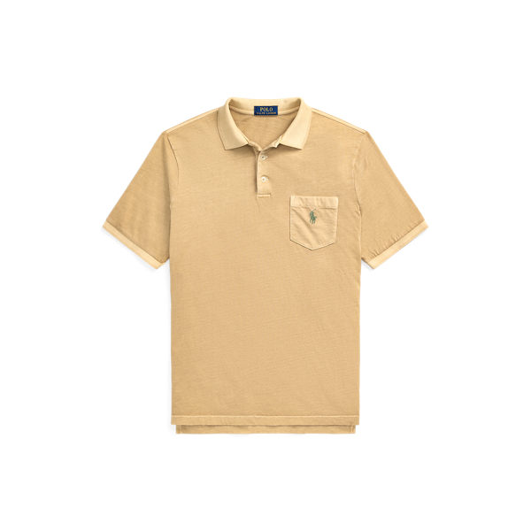 Classic Fit Garment Dyed Polo Shirt for Men Ralph Lauren UK