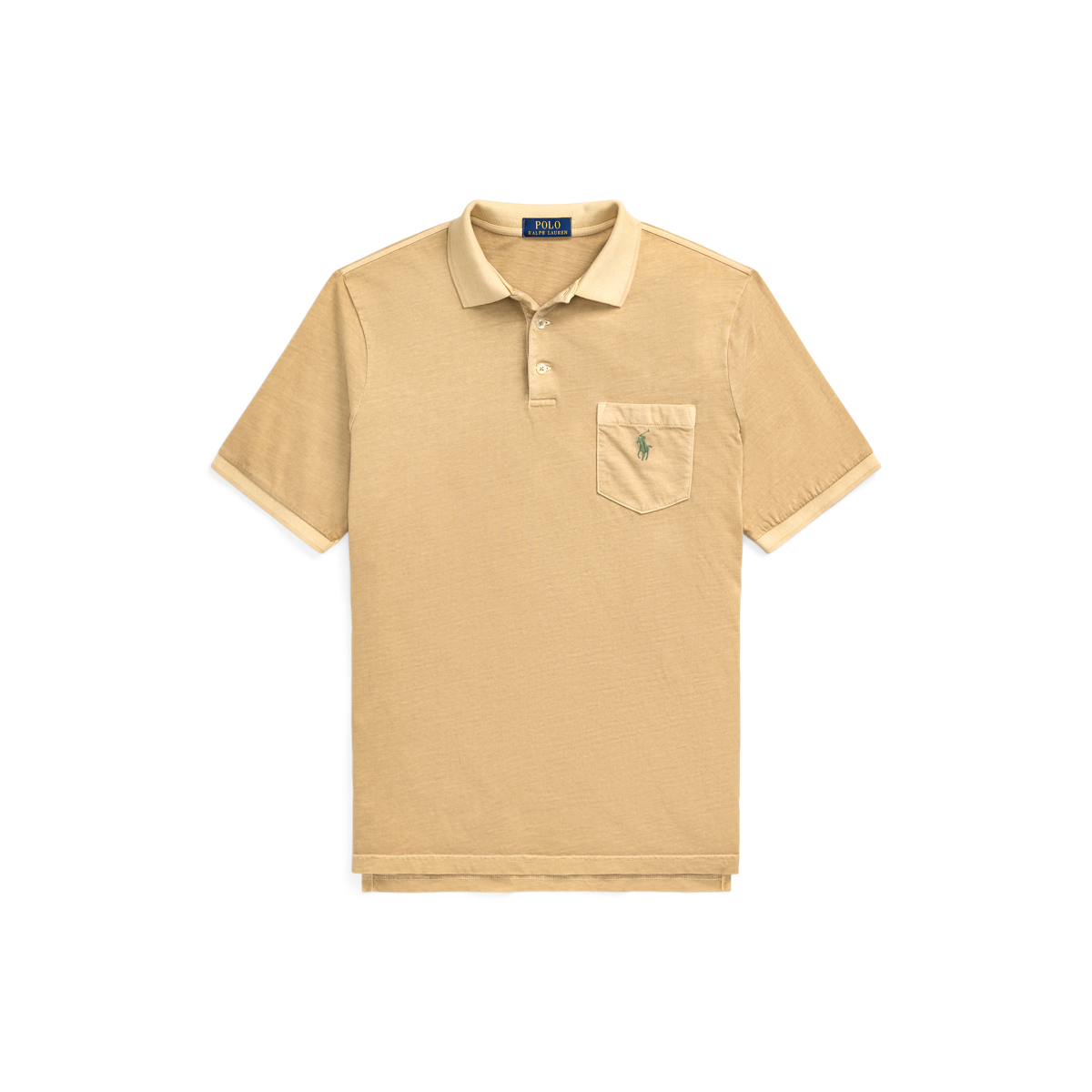 Classic Fit Garment Dyed Polo Shirt