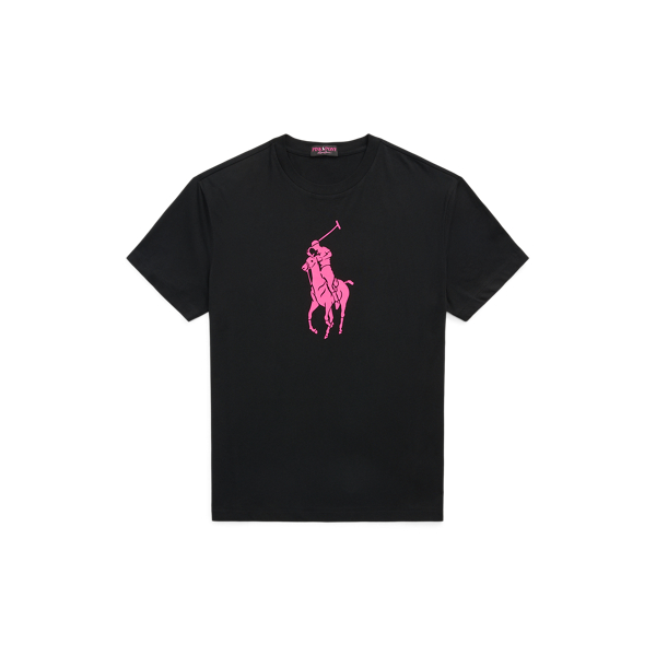 Classic Fit T Shirt mit Pink Pony