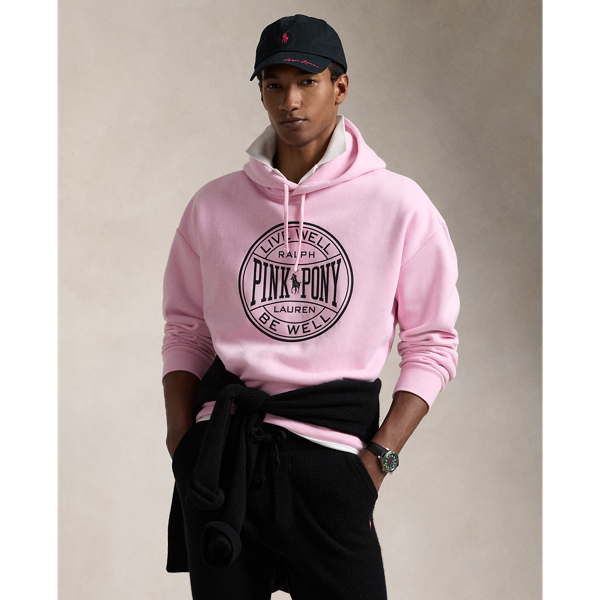 Pink Pony Relaxed Fit Hoodie