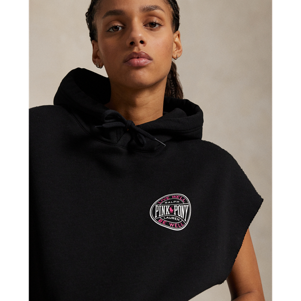 Pink Pony Sleeveless Hoodie
