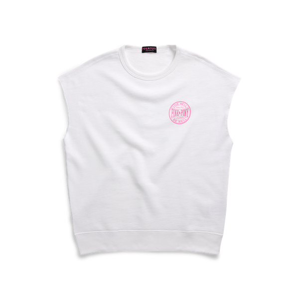 Pink Pony Sleeveless Sweatshirt Polo Ralph Lauren 1