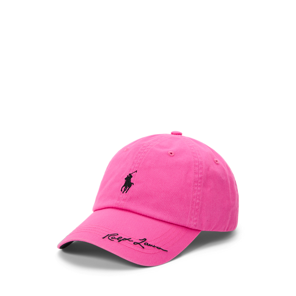 Pink Pony Twill Ball Cap for Men Ralph Lauren UK